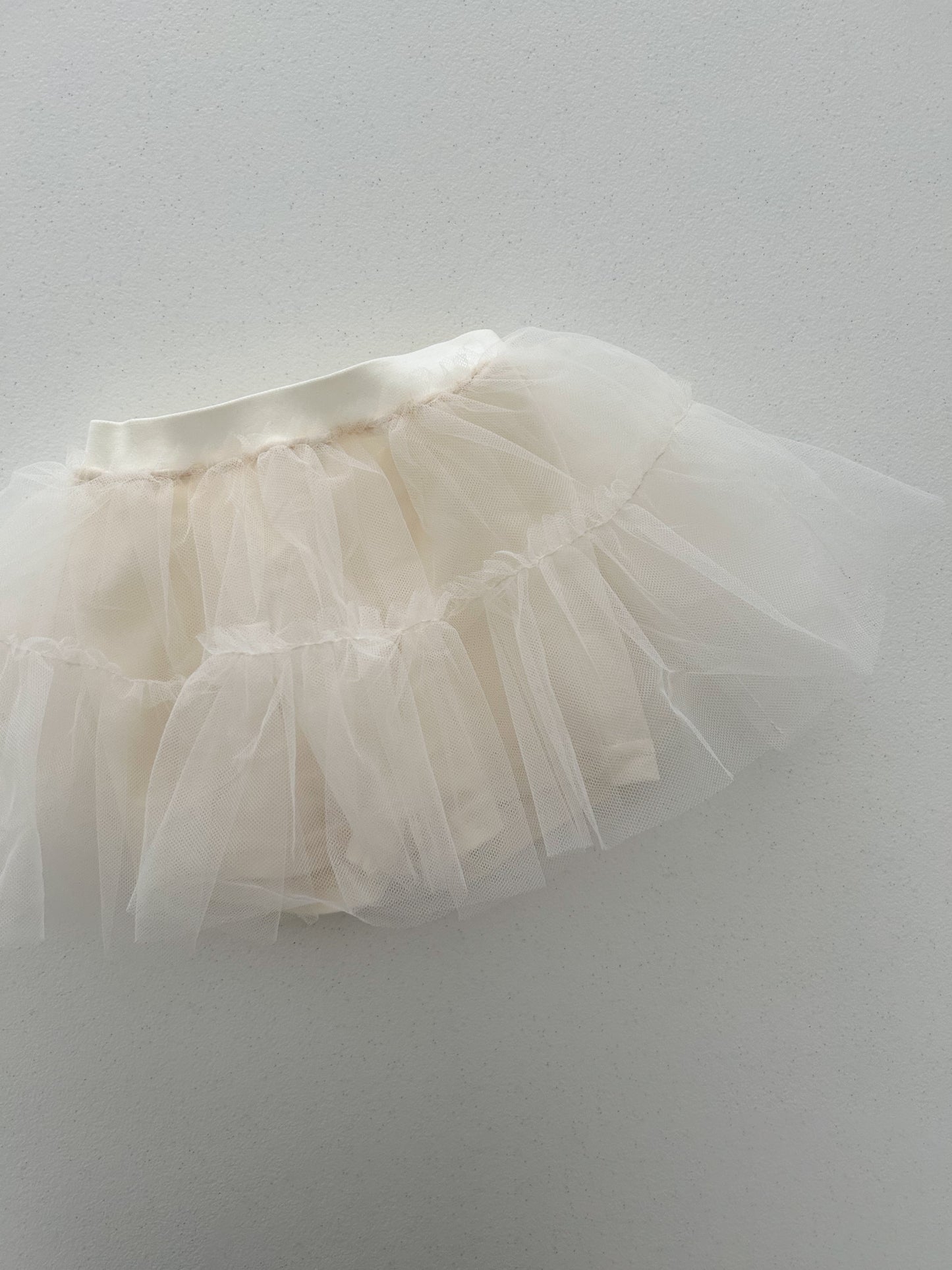 Baby/Toddler S25 Lovely Tutu Skirted Shorts (8m-4y) - Ivory - AT NOON STORE