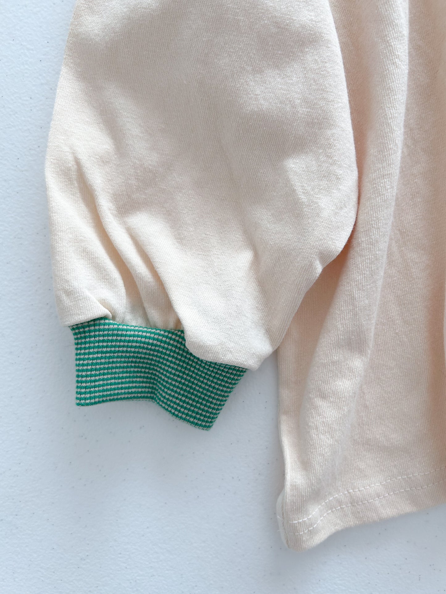 Toddler SP26 Raglan Long Sleeve Top (2-7y) - Cream - AT NOON STORE