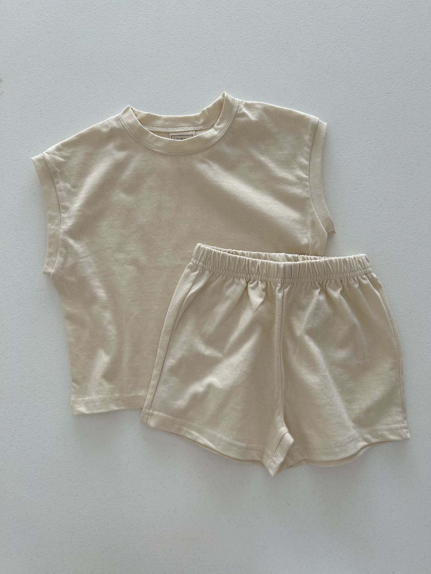 Kids Soy SS25 Muscle Sleeveless Top and Shorts Set (1-6y) - 4 Colors