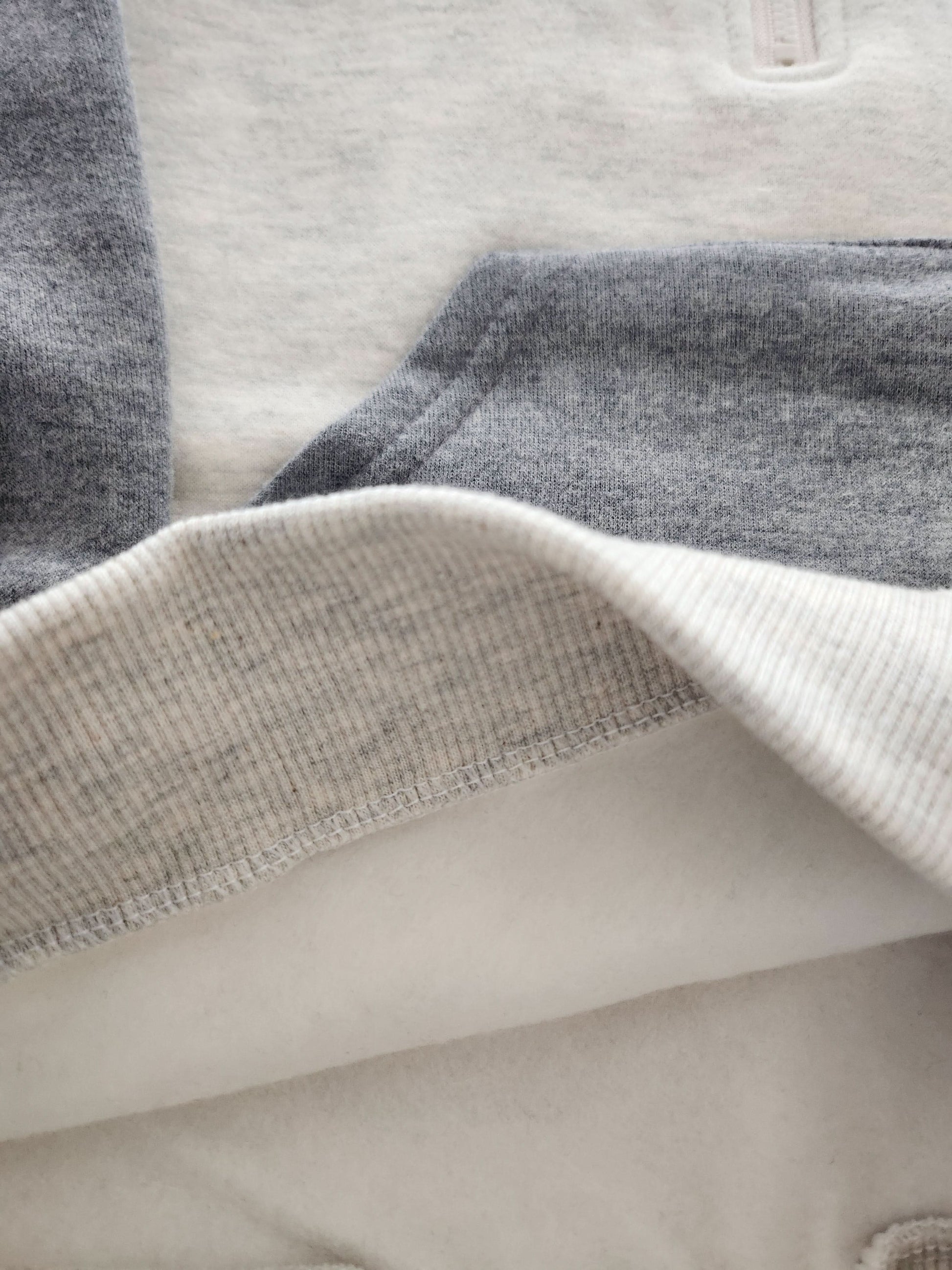 Kids 1/4-Zip Kangaroo Pocket Pullover and Jogger Pants Set (1-6y)  - Grey - AT NOON STORE