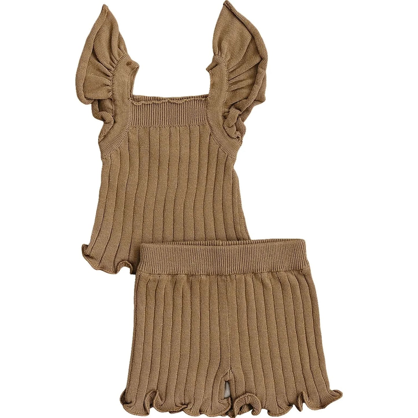 Ribbed Knit Tank Set (3m-4T) - AT NOON STORE