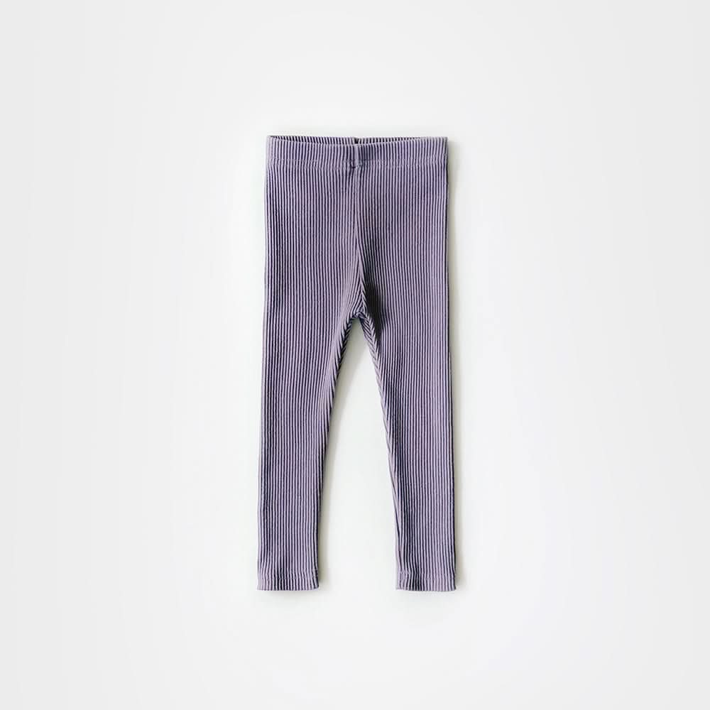 Kids Ribbed Basic Leggings (2-9y) - 9 Colors - AT NOON STORE