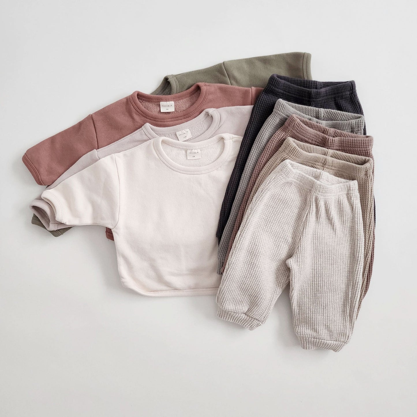 Toddler Bella Waffle Jogger Pants (3m-6y) - 5 Colors - AT NOON STORE
