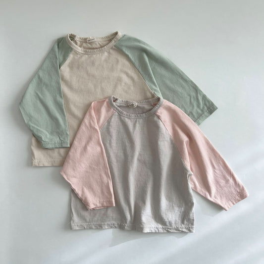 Toddler Colorblock Long Sleeve Top (1-6y) - 2 Colors - AT NOON STORE