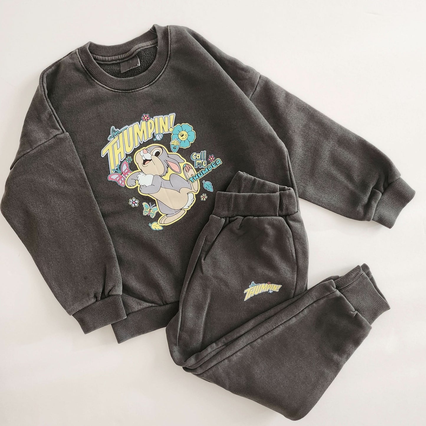 Toddler Disney Garment-Dyed Sweatshirt and Jogger Pants Set (2-6y) - 4 Colors - AT NOON STORE