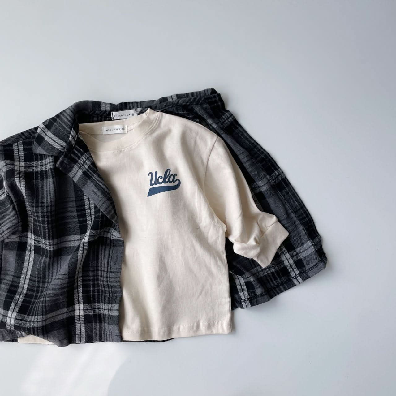 Toddler Long Sleeve Flannel Shirt (1-6y) - 2Colors - AT NOON STORE