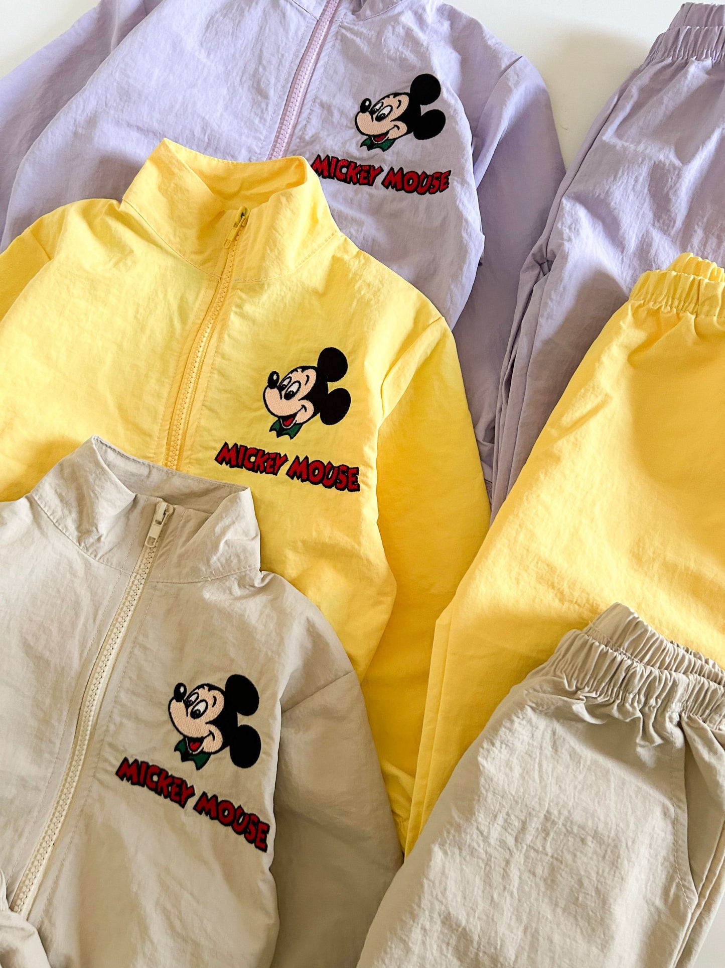 Toddler Mickey Zip-up Jacket, Jogger Pants, and Shorts Set (2-6y) - 3 Colors - AT NOON STORE
