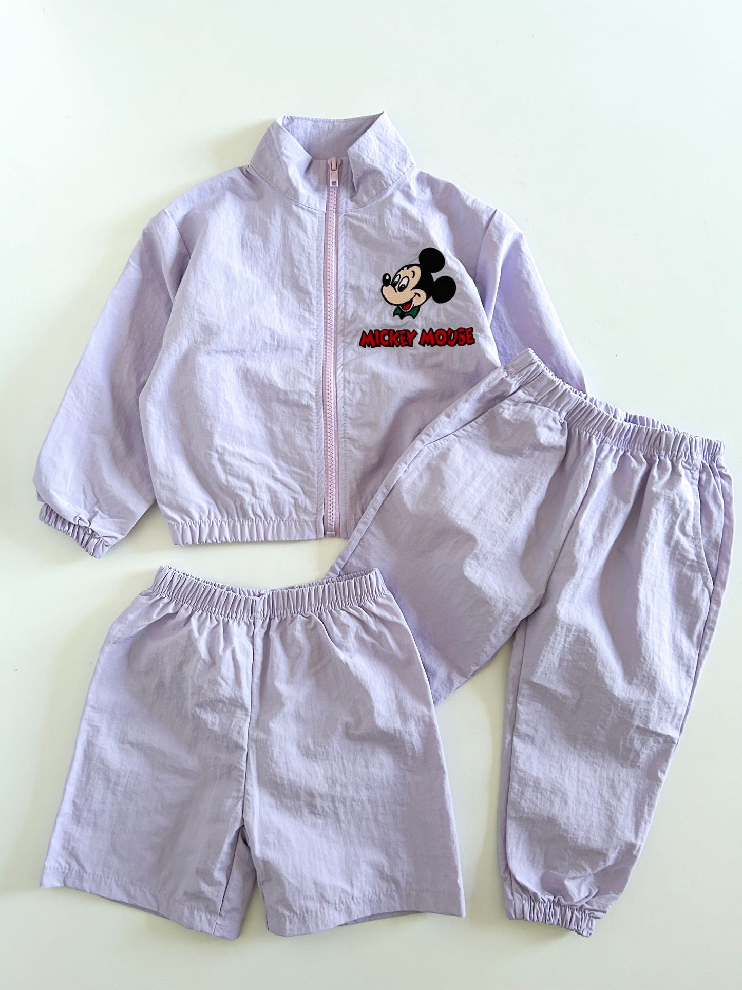 Toddler Mickey Zip-up Jacket, Jogger Pants, and Shorts Set (2-6y) - 3 Colors - AT NOON STORE