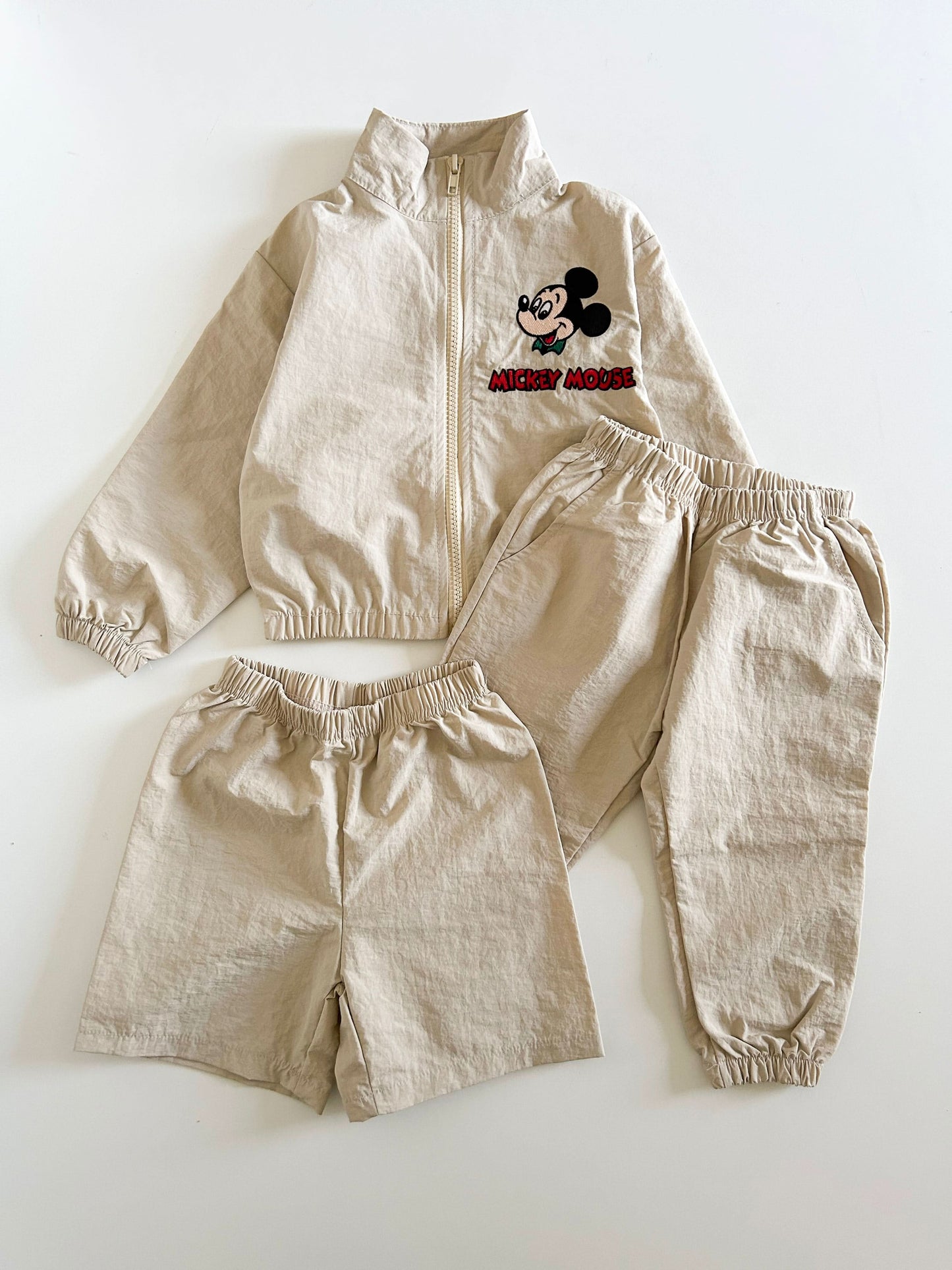 Toddler Mickey Zip-up Jacket, Jogger Pants, and Shorts Set (2-6y) - 3 Colors - AT NOON STORE