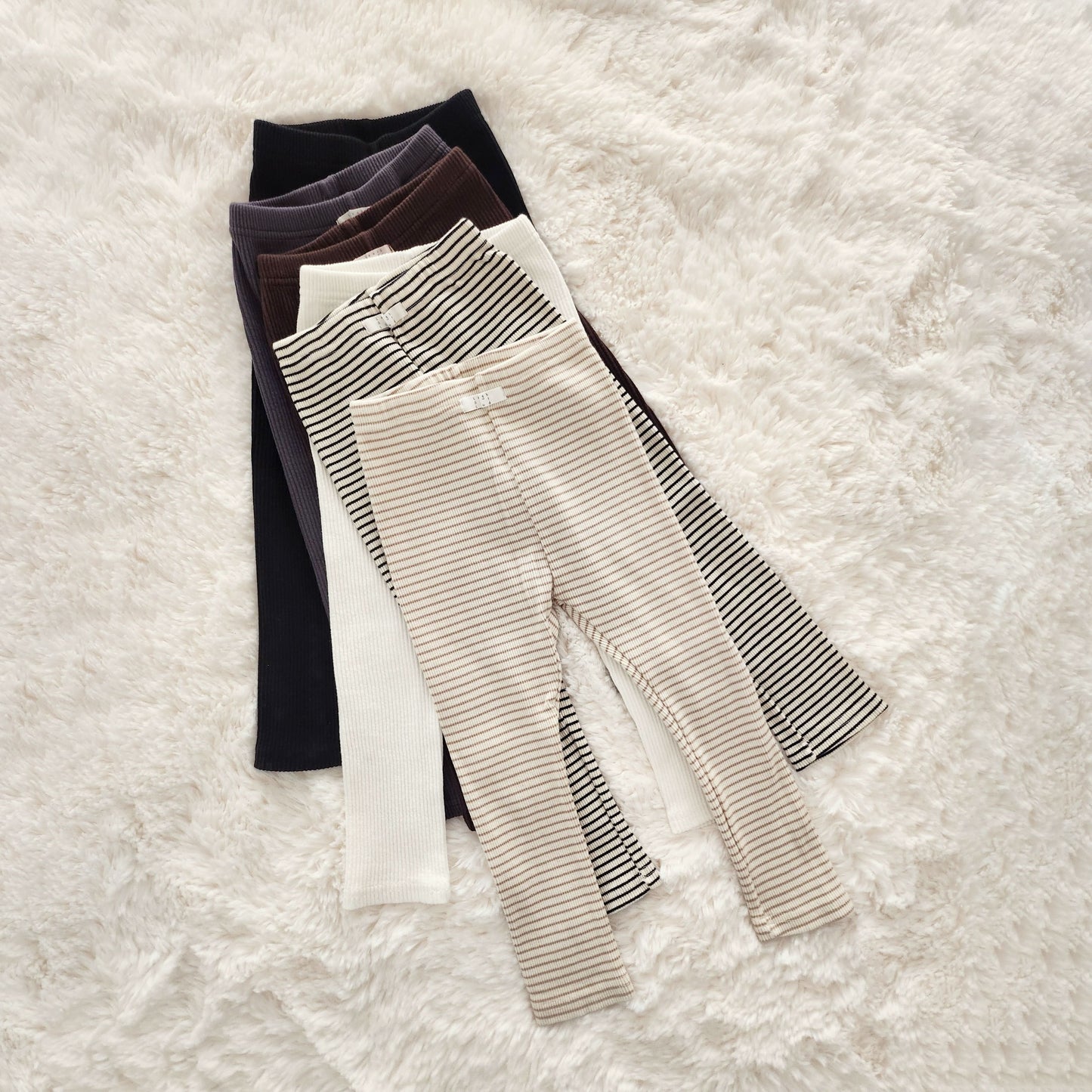 Toddler Rib-Knit Leggings (3-8y)- 4 Colors - AT NOON STORE