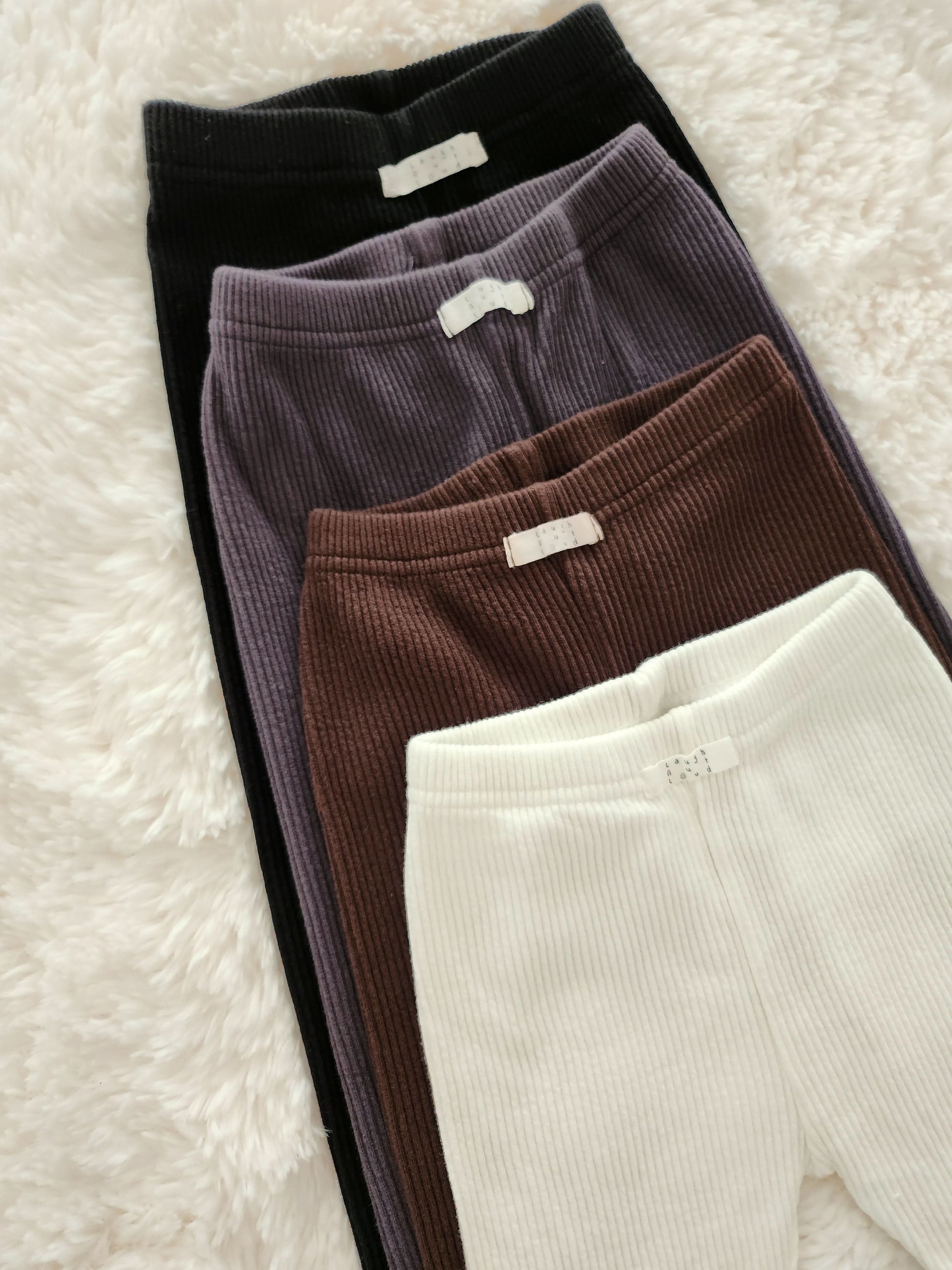 Toddler Rib-Knit Leggings (3-8y)- 4 Colors - AT NOON STORE