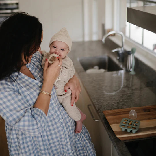 Mushie Silicone Fresh Food Feeder 2-Pack - Sage - AT NOON STORE