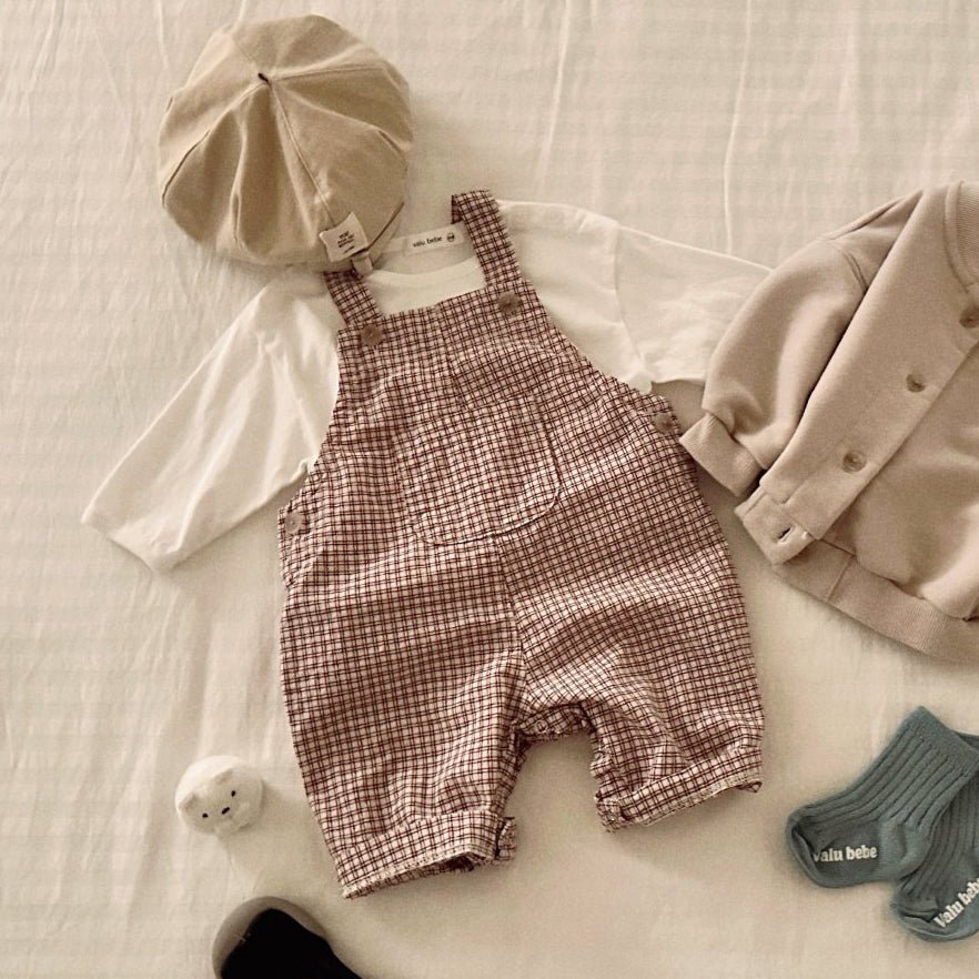 Baby SP26 Kangaroo Pocket Overalls (3 - 18m) - 4 Colors kids outfit