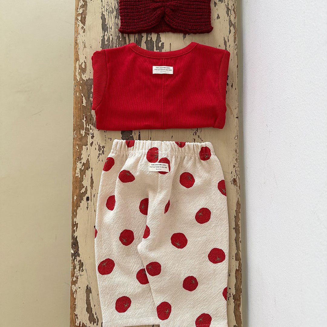 Baby/Toddler Aosta F25 Stitch Detail Ribbed Long Sleeve Top (3m - 5y) - 5 Colors kids outfit