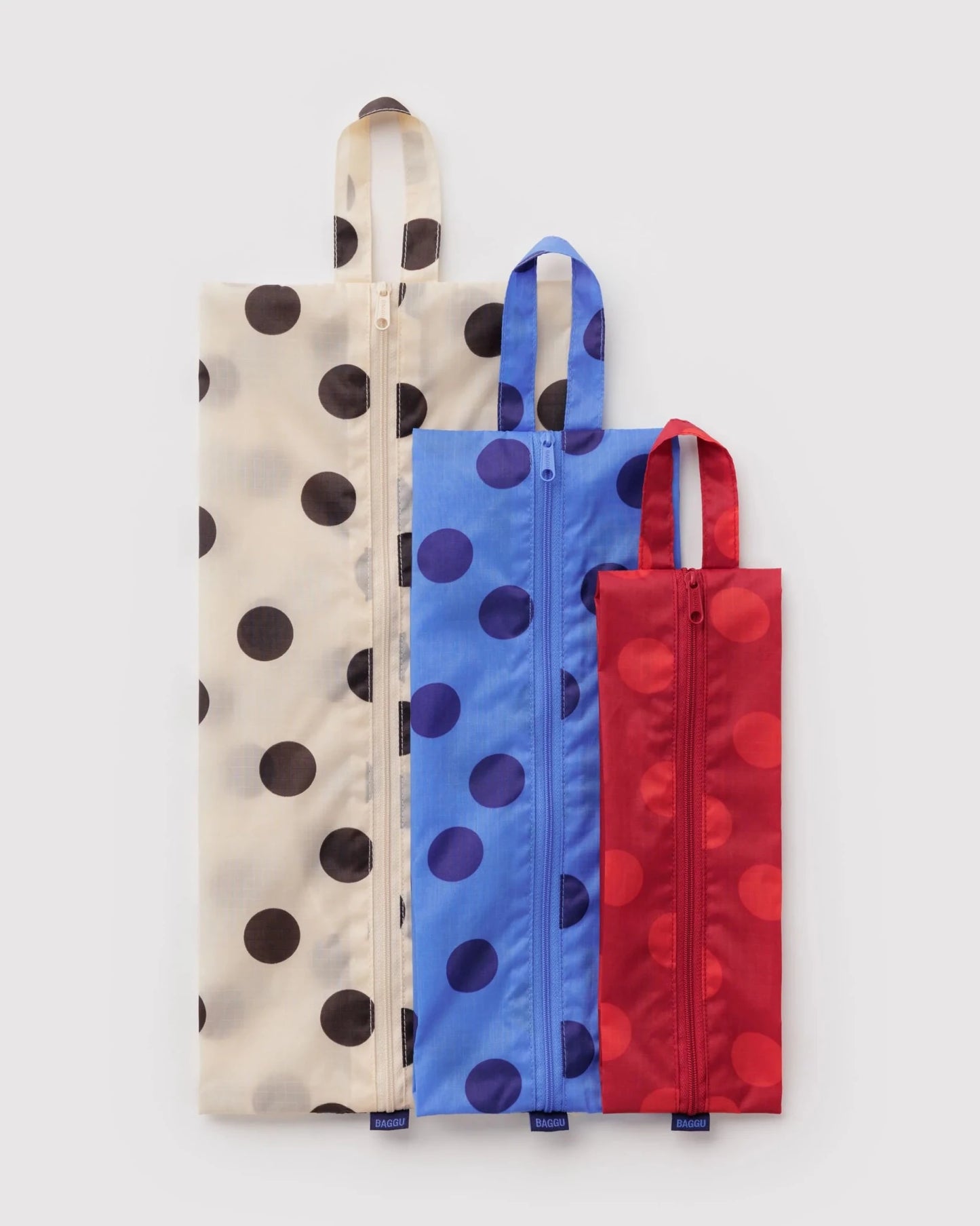 BAGGU 3D Zip Set - Polka Dot Mix kids outfit
