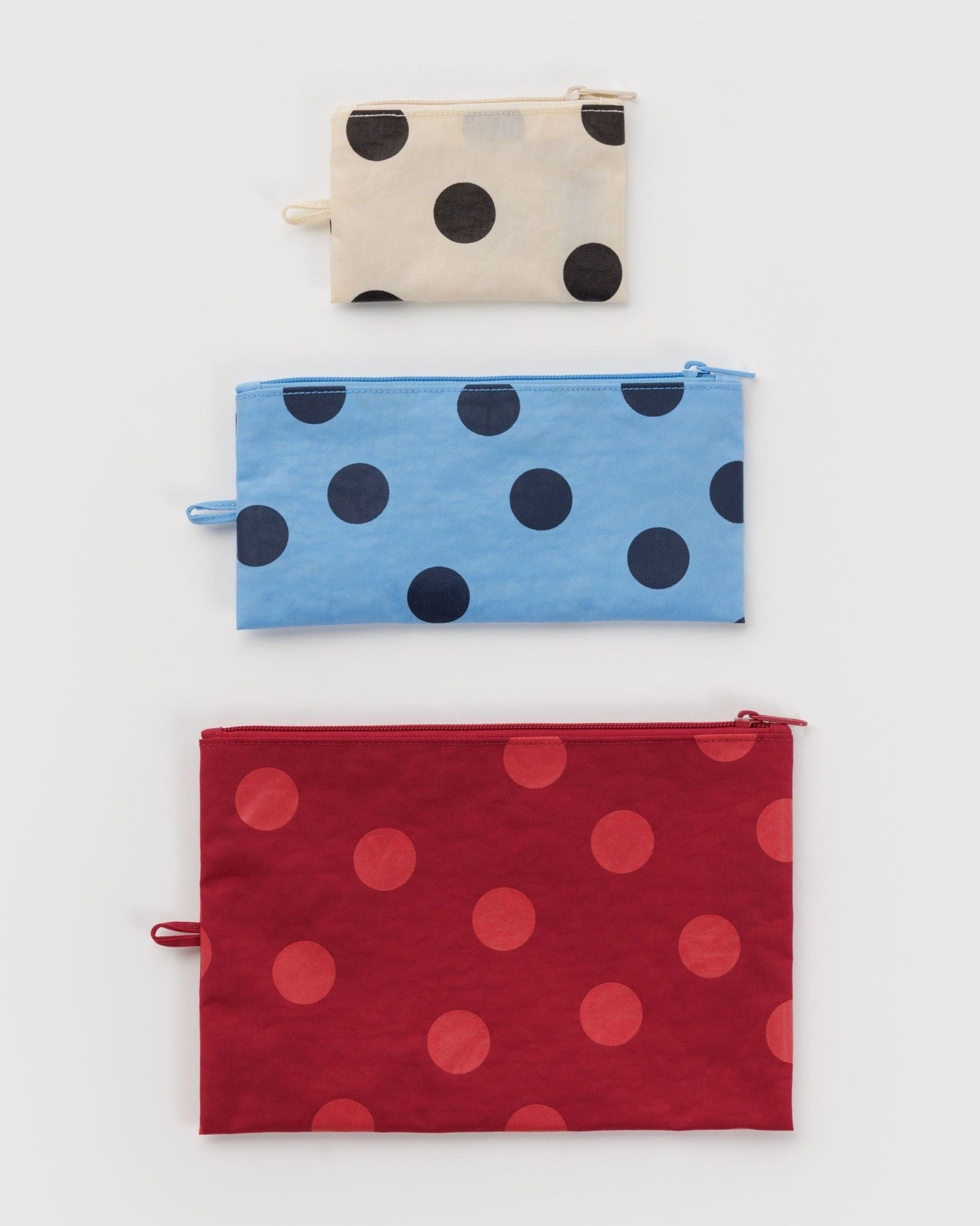 BAGGU Flat Pouch Set - Polka Dot Mix kids outfit