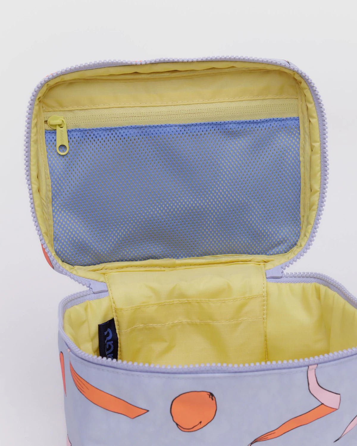 BAGGU Large Cosmetic Case - Apricots & Ribbons - AT NOON STORE
