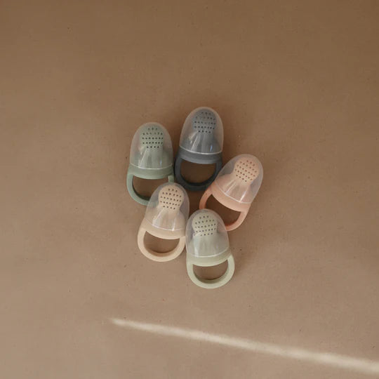 Mushie Silicone Fresh Food Feeder 2-Pack - Sage - AT NOON STORE