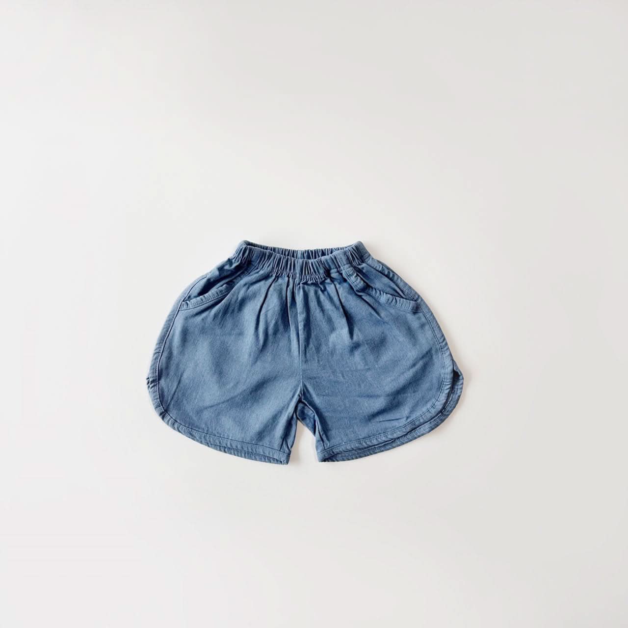 Toddler Dolphin Hem Denim Shorts (2-5y) - 2 Colors - AT NOON STORE