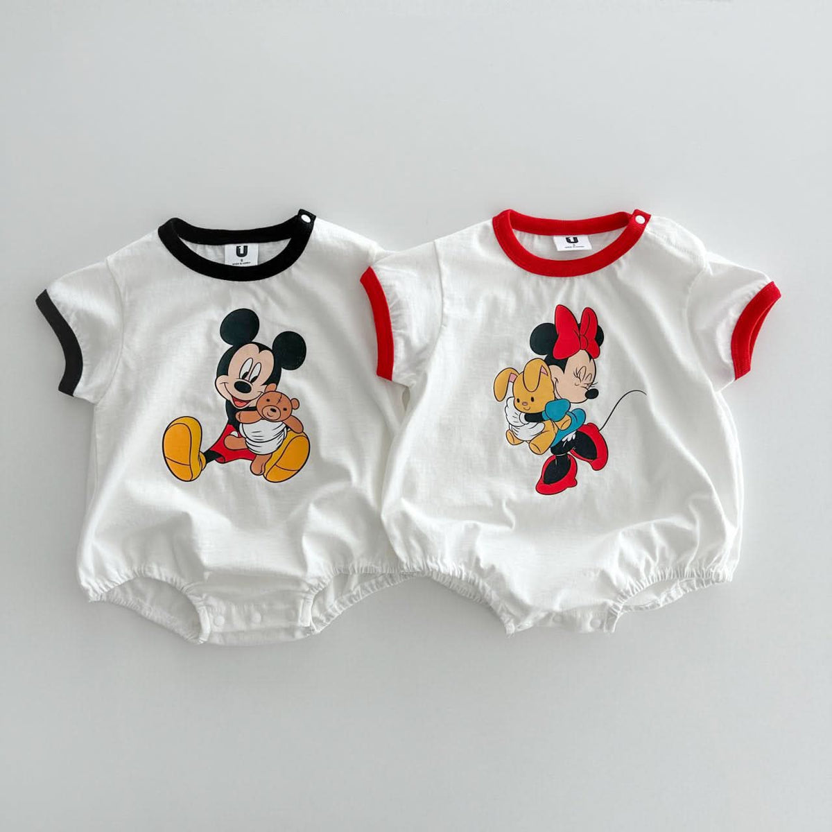 Mickey and minnie baby on sale outfits