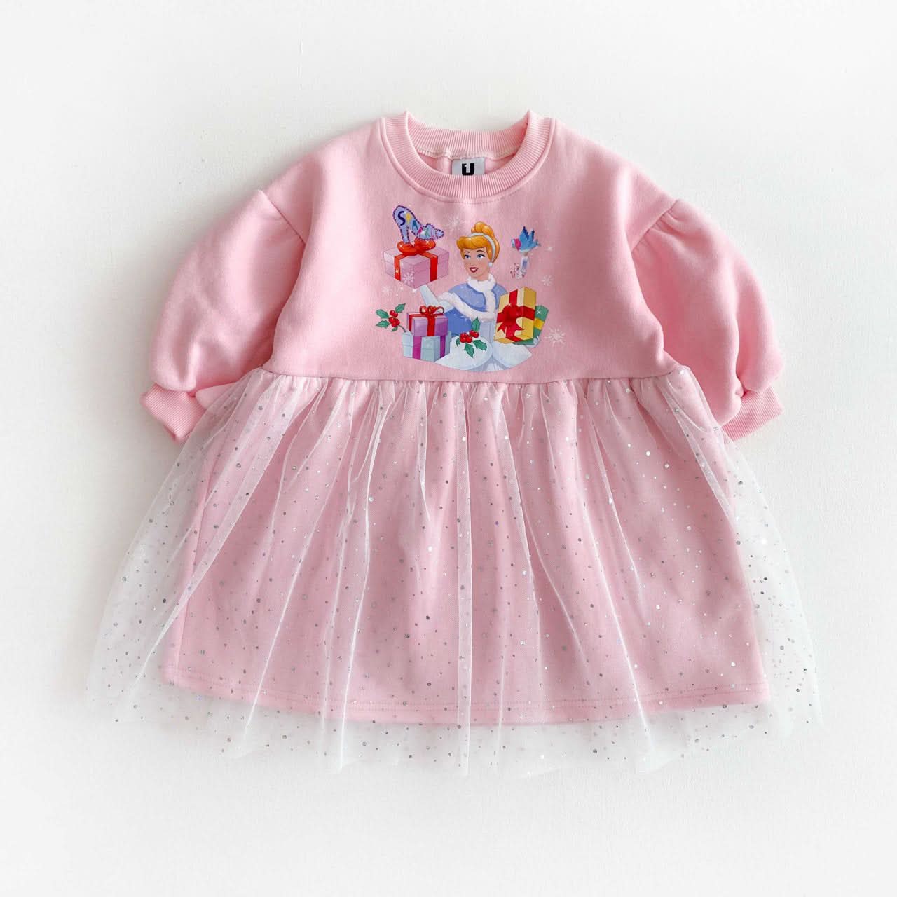 Toddler Puff Sleeve Princess Dress (2-6y) - 3 Colors - AT NOON STORE