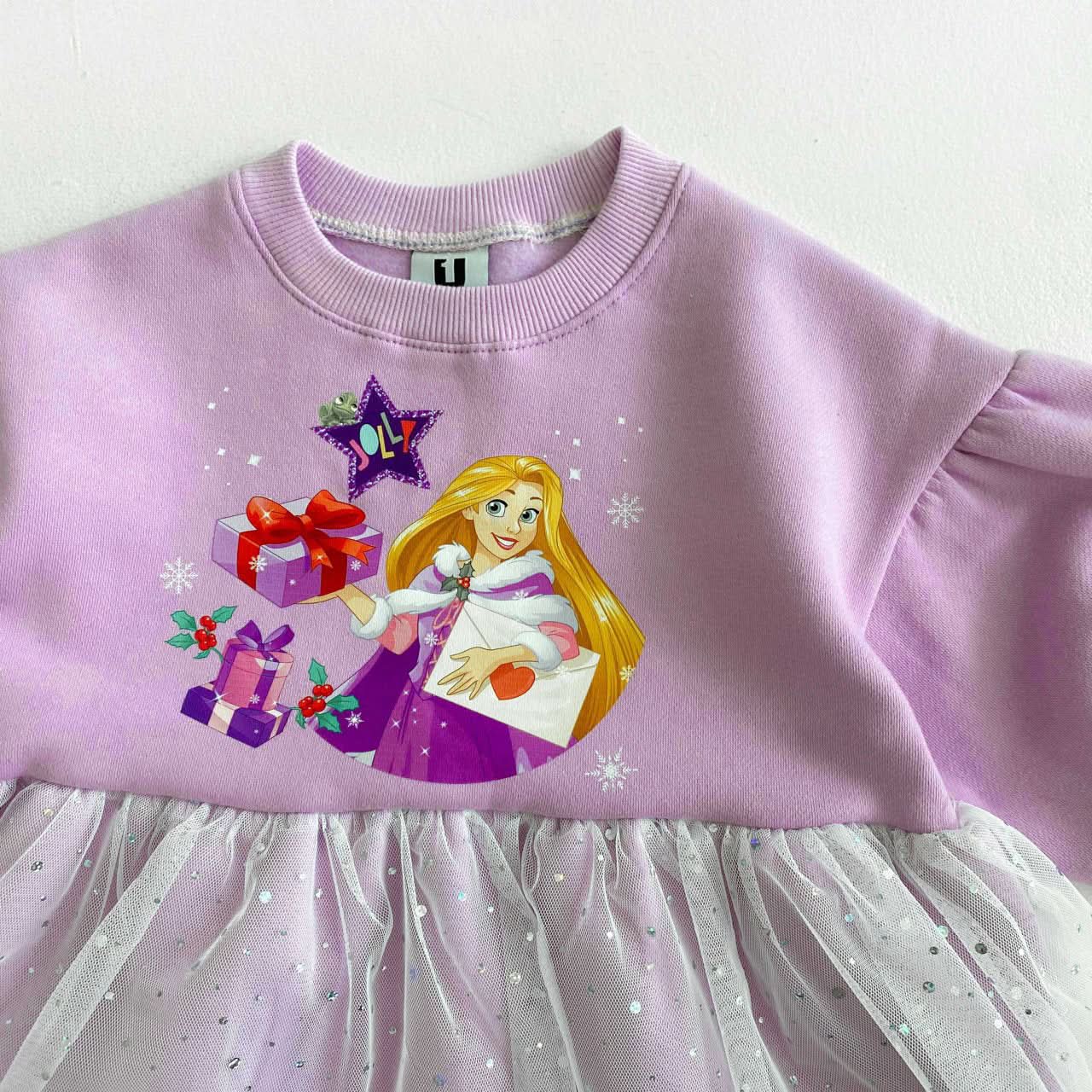 Toddler Puff Sleeve Princess Dress (2-6y) - 3 Colors - AT NOON STORE