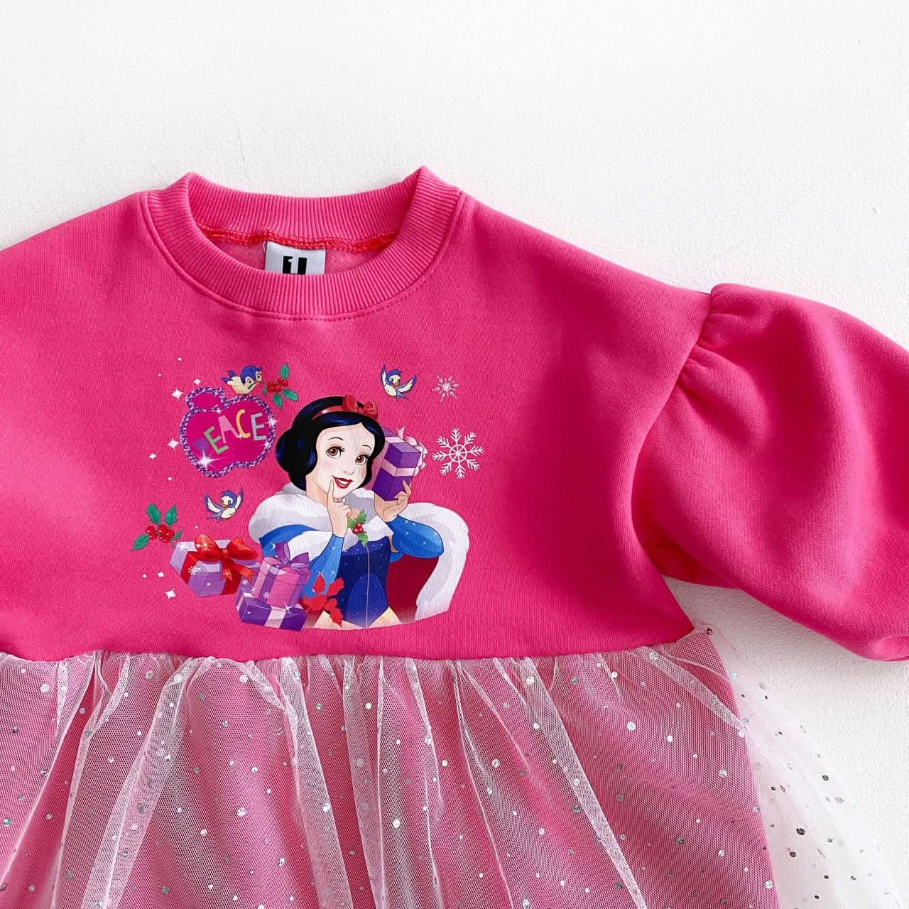 Toddler Puff Sleeve Princess Dress (2-6y) - 3 Colors - AT NOON STORE