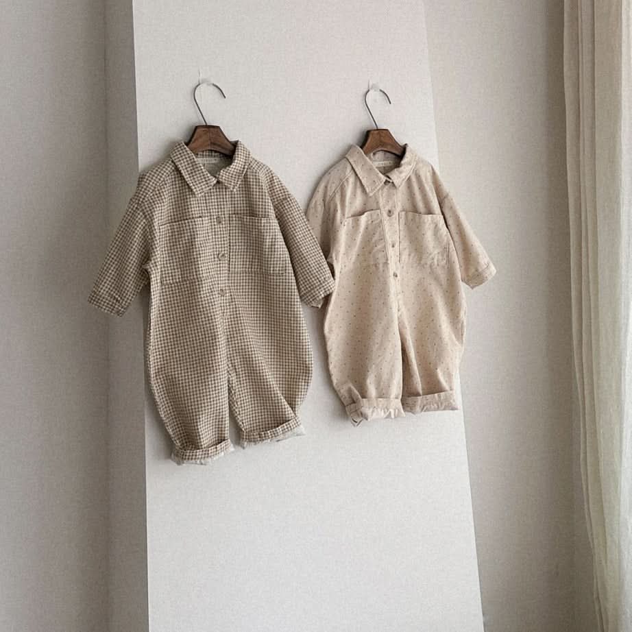 Baby/Toddler Collar Jumpsuit (3m-5y) - 2 Colors - AT NOON STORE