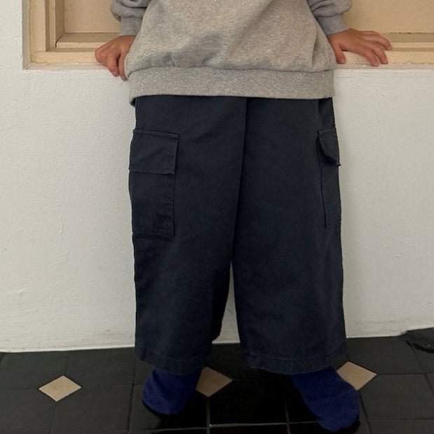 Kids F26 Stitch Detail Cargo Pants (2-8y) - 2 Colors kids outfit