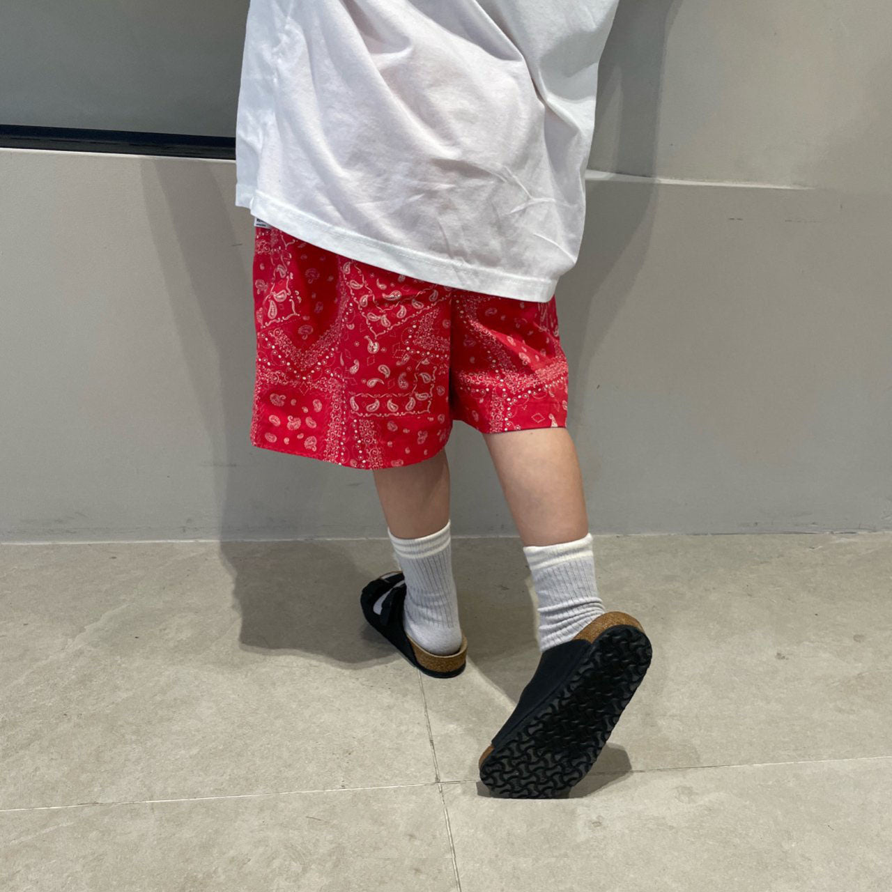 Kids SS25 Paisley Print Knee Length Pants (2 - 7y) - 2 Colors kids outfit