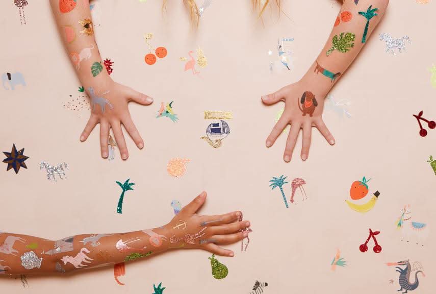 MeriMeri Dinosaurs Tattoo Sheets (x 2 sheets) - AT NOON STORE