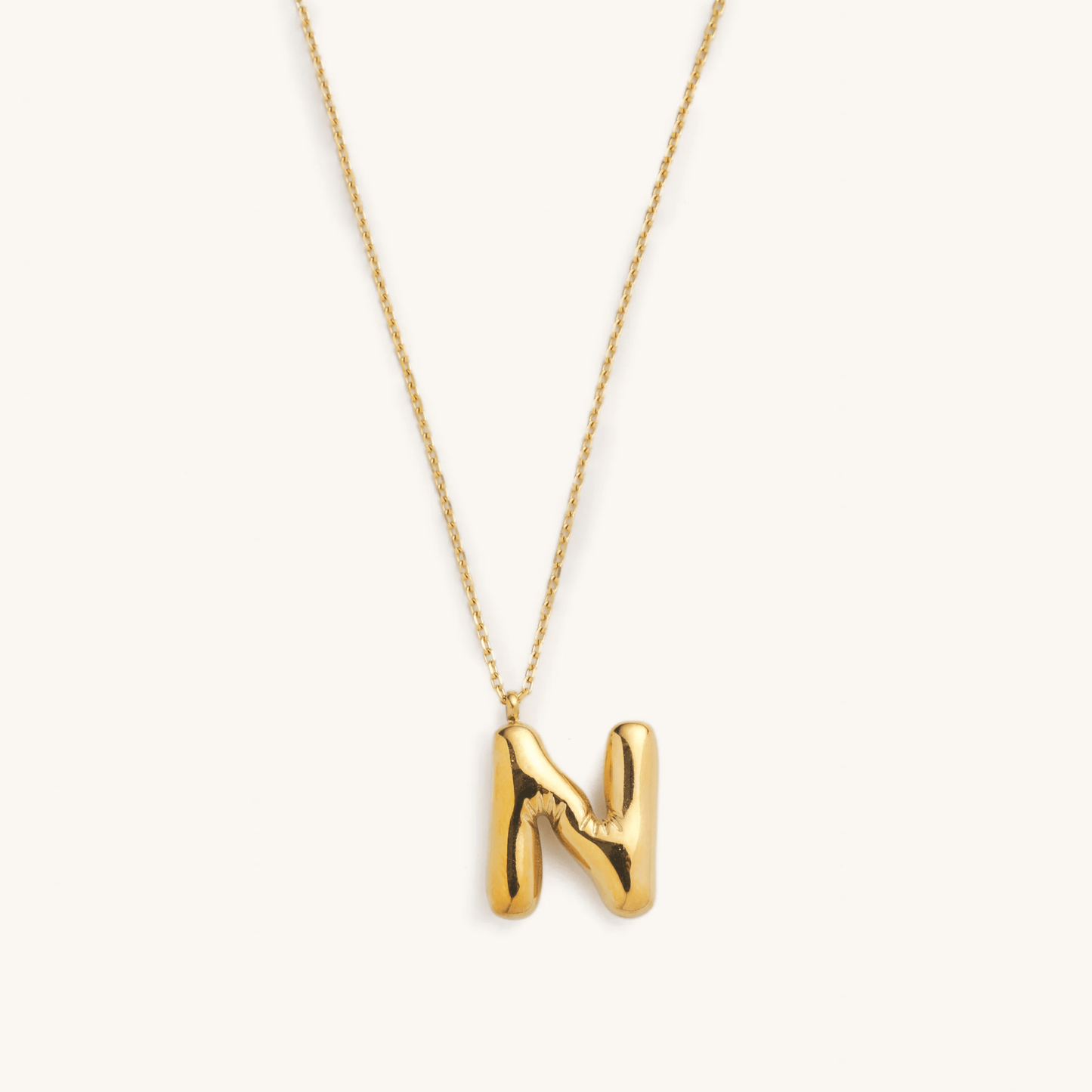 Nikki Bubble Initial Necklace kids outfit