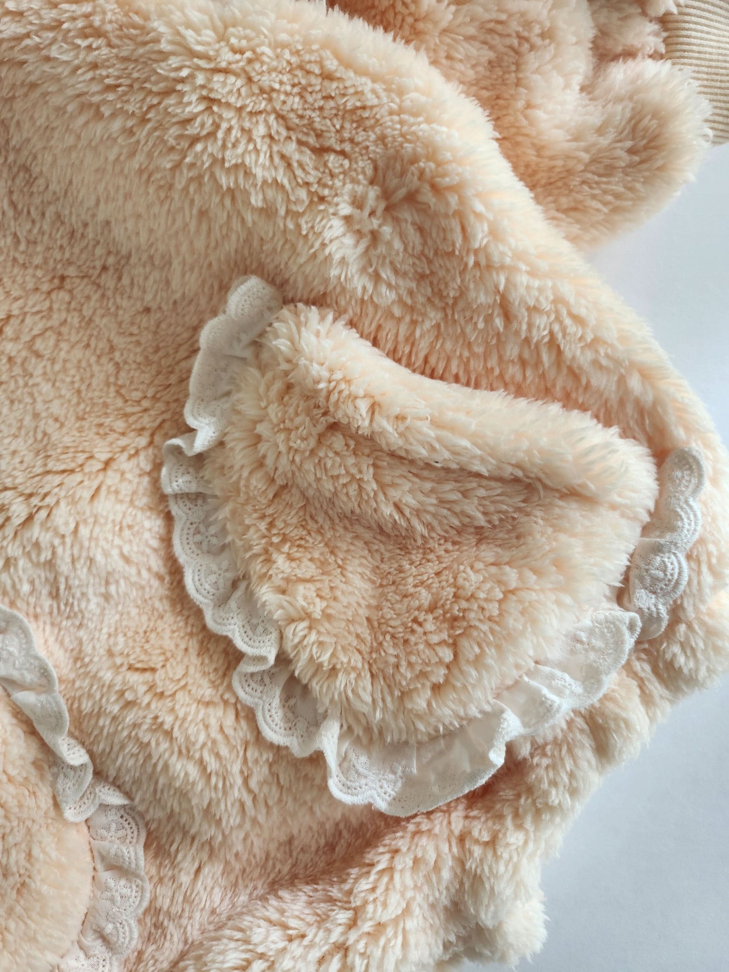 Baby Lace Pocket Fleece Romper (3m-18m)- 2 Colors - AT NOON STORE