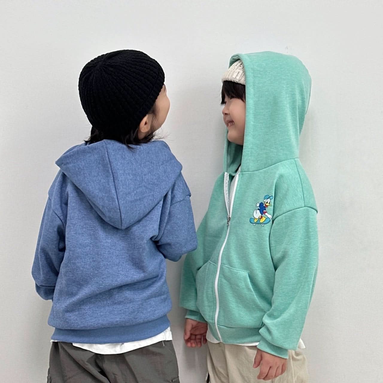 Toddler Disney Friends Long Sleeve Zip - Up Hoodie (2 - 7y) - 5 Colors kids outfit