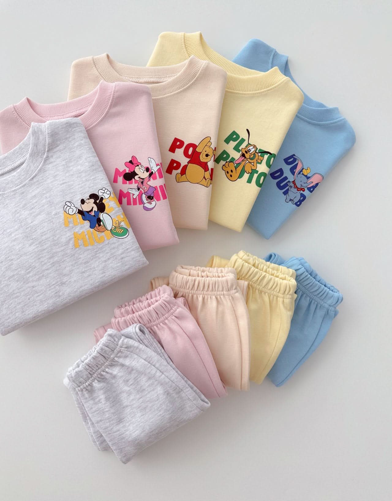 Toddler Disney Fun Friends Sweatshirt and Pants Set (1-5y) - 5 Colors kids outfit