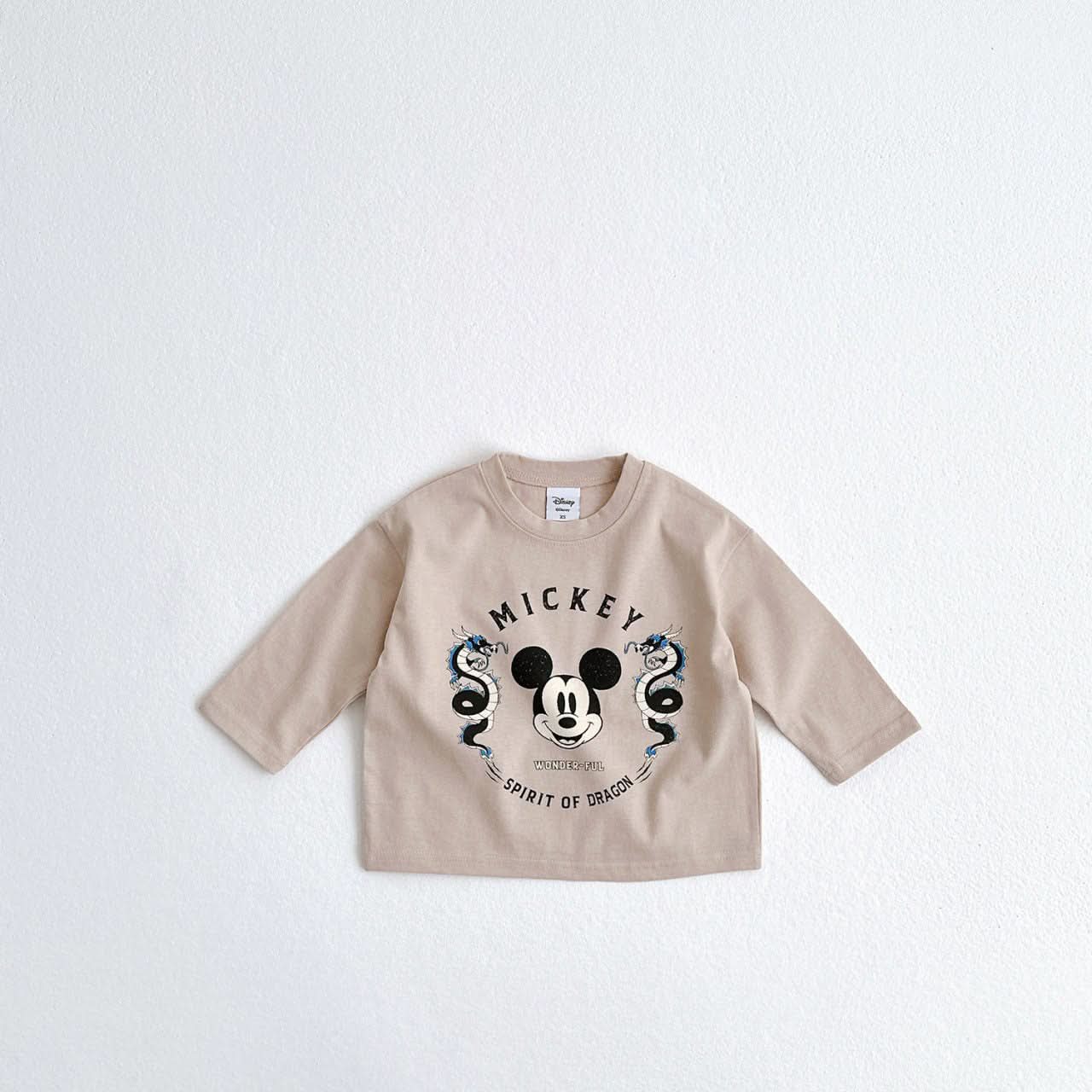 Toddler Disney Spirit of Dragon Mickey Long Sleeve Tee (1 - 6y) - 3 Colors kids outfit