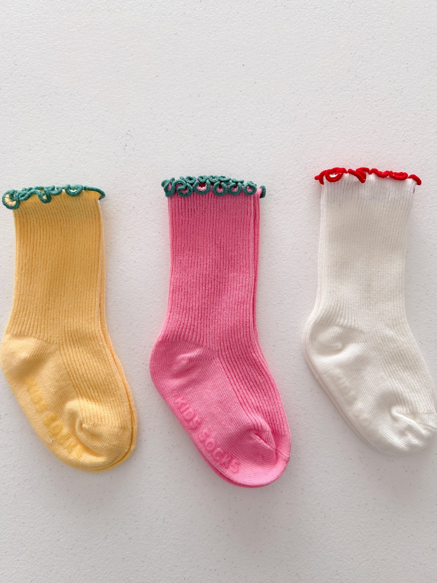 Toddler Lettuce - Edge 3PK Socks Set (6m - 5y) kids outfit