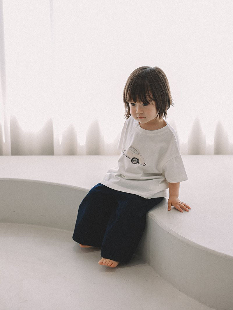 Toddler Mel SS26 Wide Leg Denim Pants (1 - 8y) - Denim kids outfit