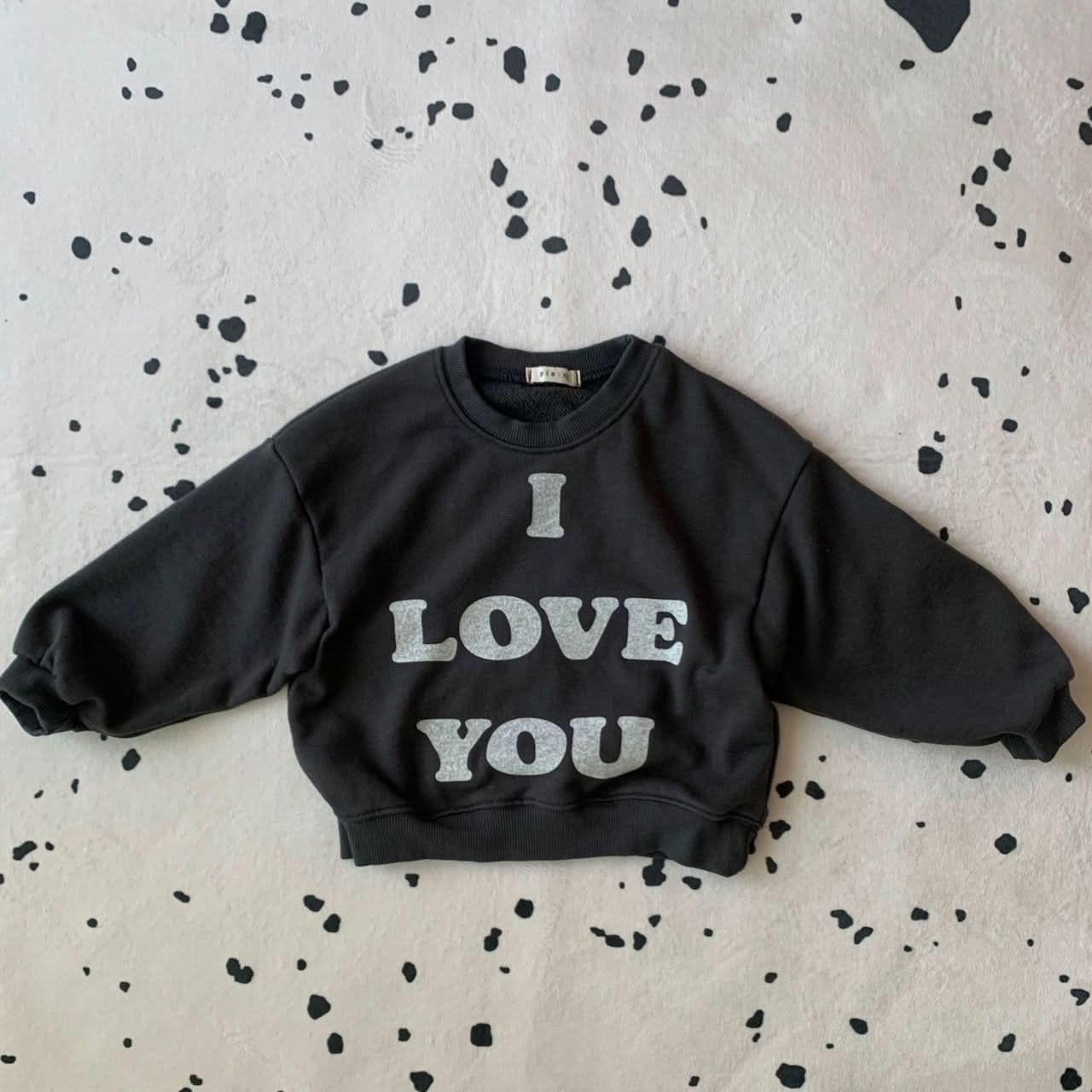 Toddler S25 'I LOVE YOU' Sweatshirt (1 - 7y) - 2 Colors kids outfit
