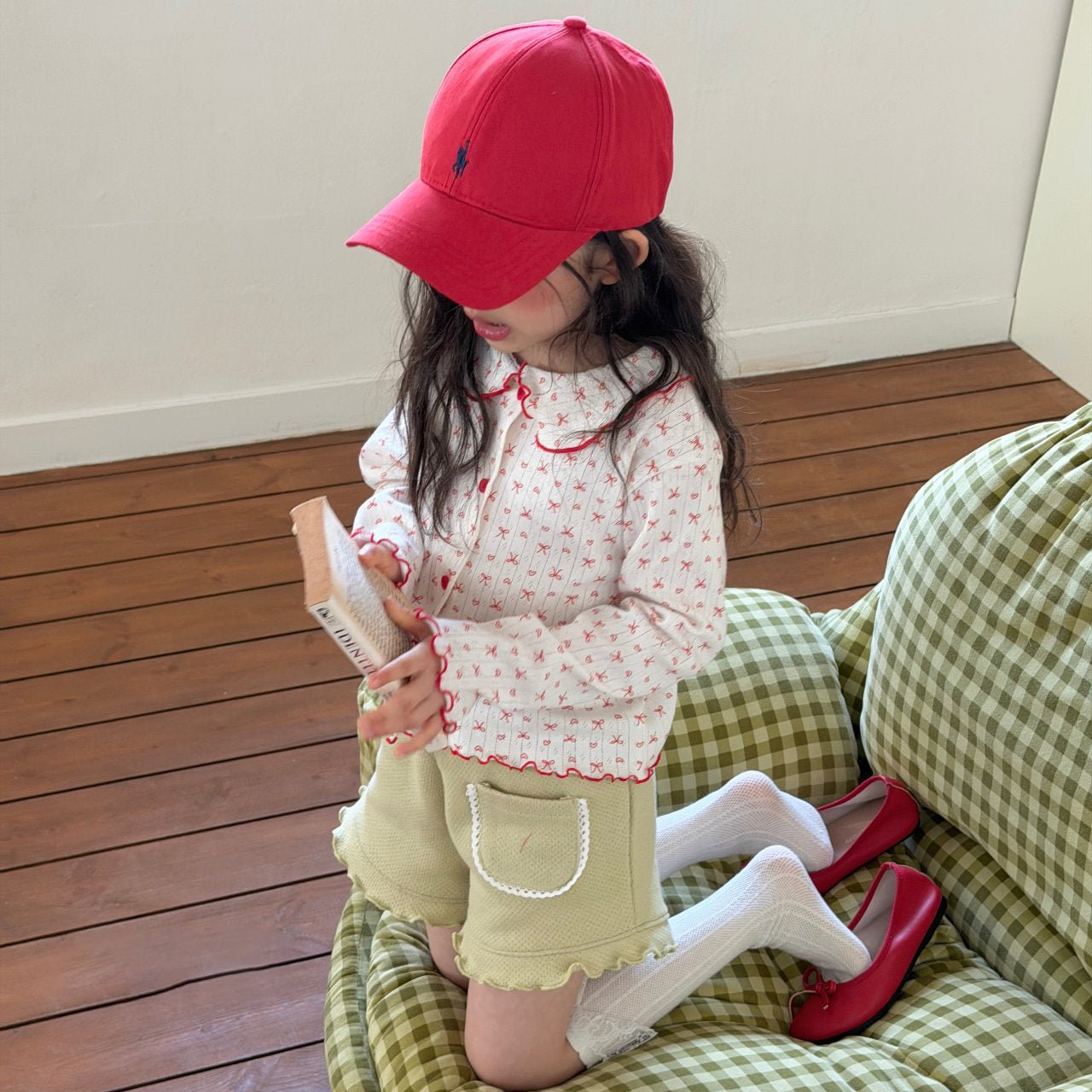 Toddler SP26 Lace Trim Pocket Frill Shorts (2 - 8y) - 2 Colors - AT NOON STORE