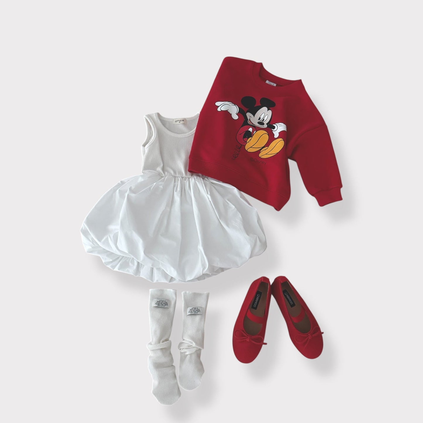 Toddler SP26 Ribbed Sleeveless Top Balloon Dress (1 - 7y) - 2 Colors - AT NOON STORE