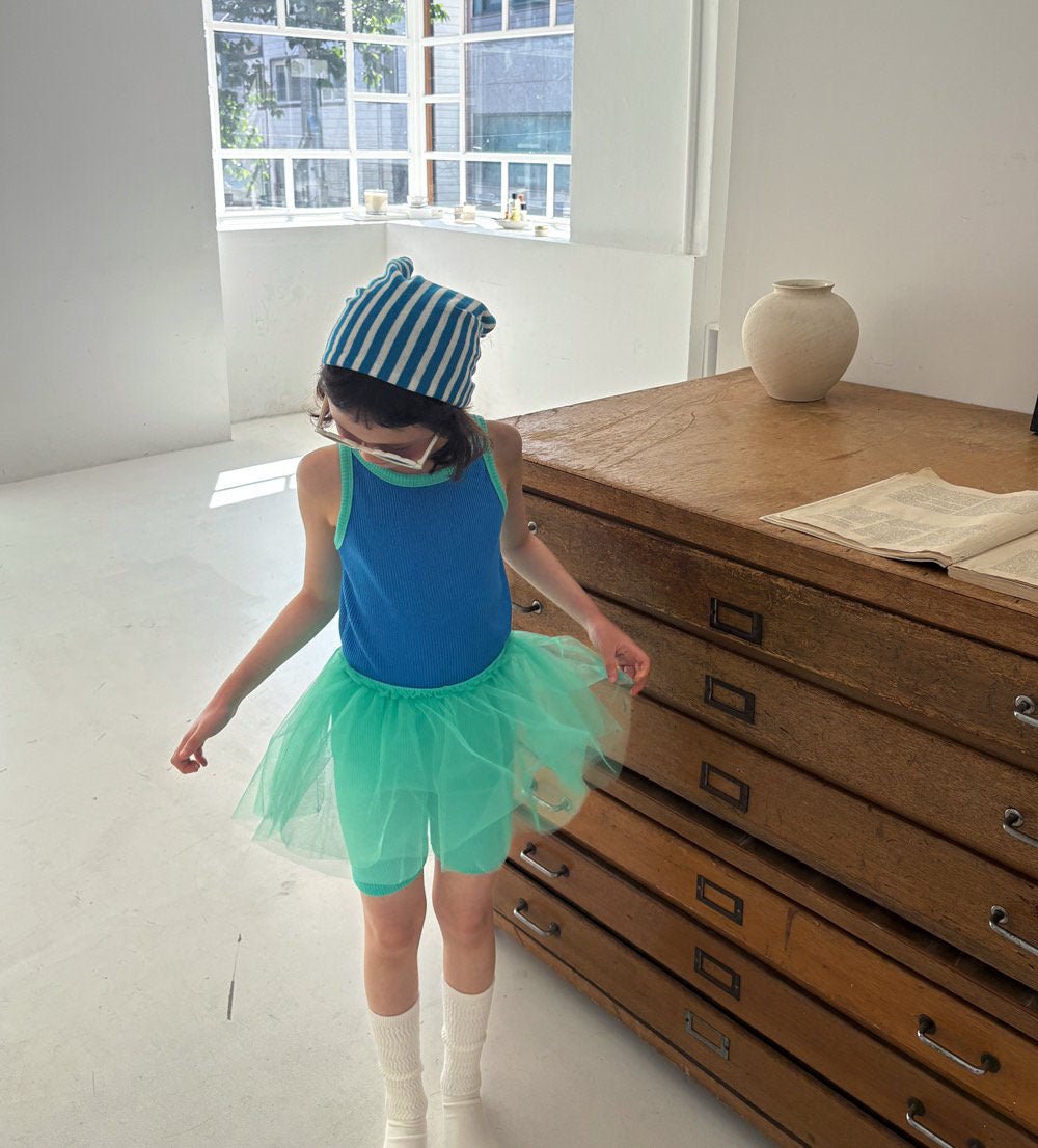 Toddler SS26 Biker Tutu Shorts (1 - 6y) - 2 Colors kids outfit