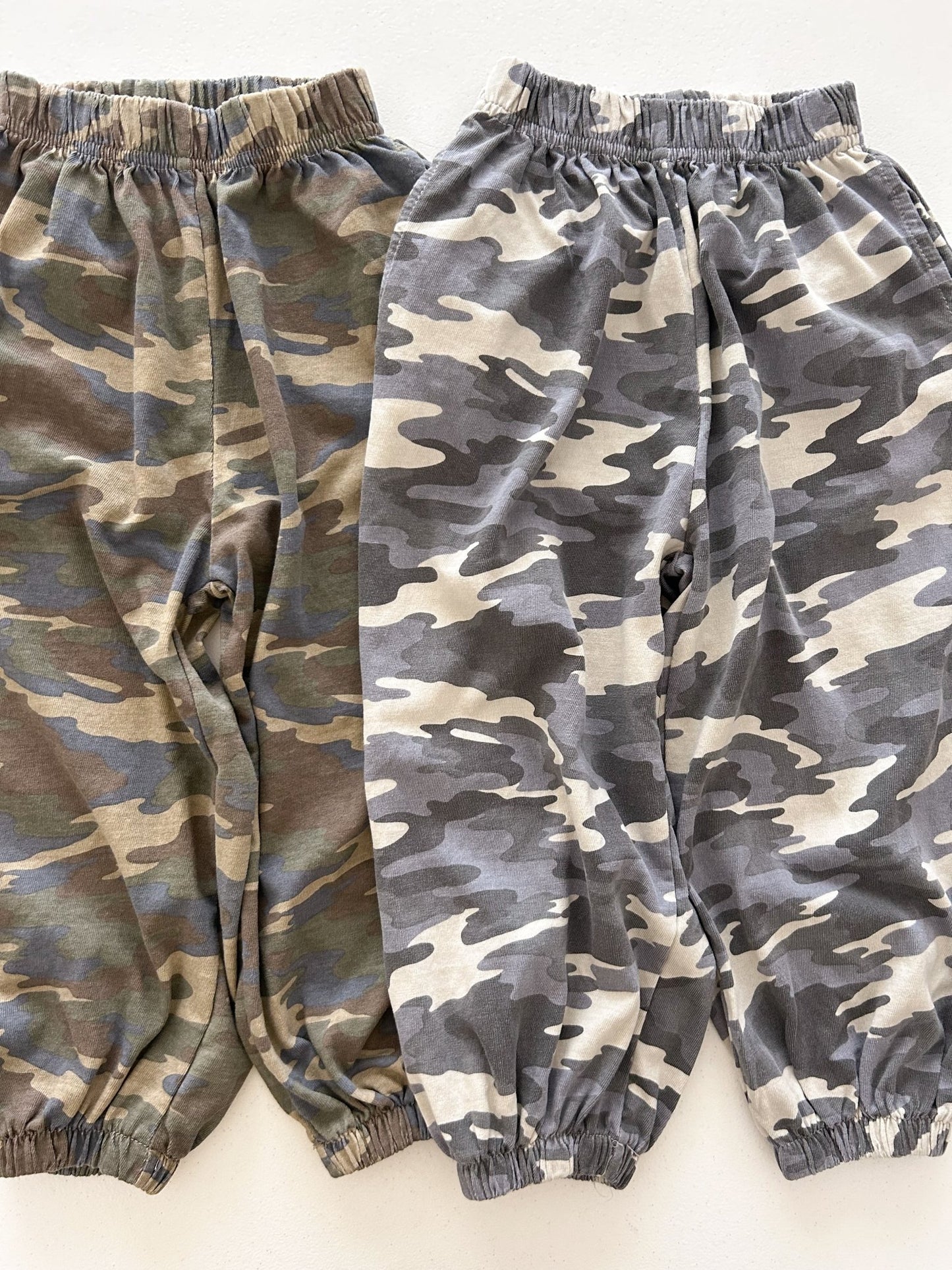 Toddler SS26 Camouflage Jogger Pants (3-8y) - 2 Colors kids outfit