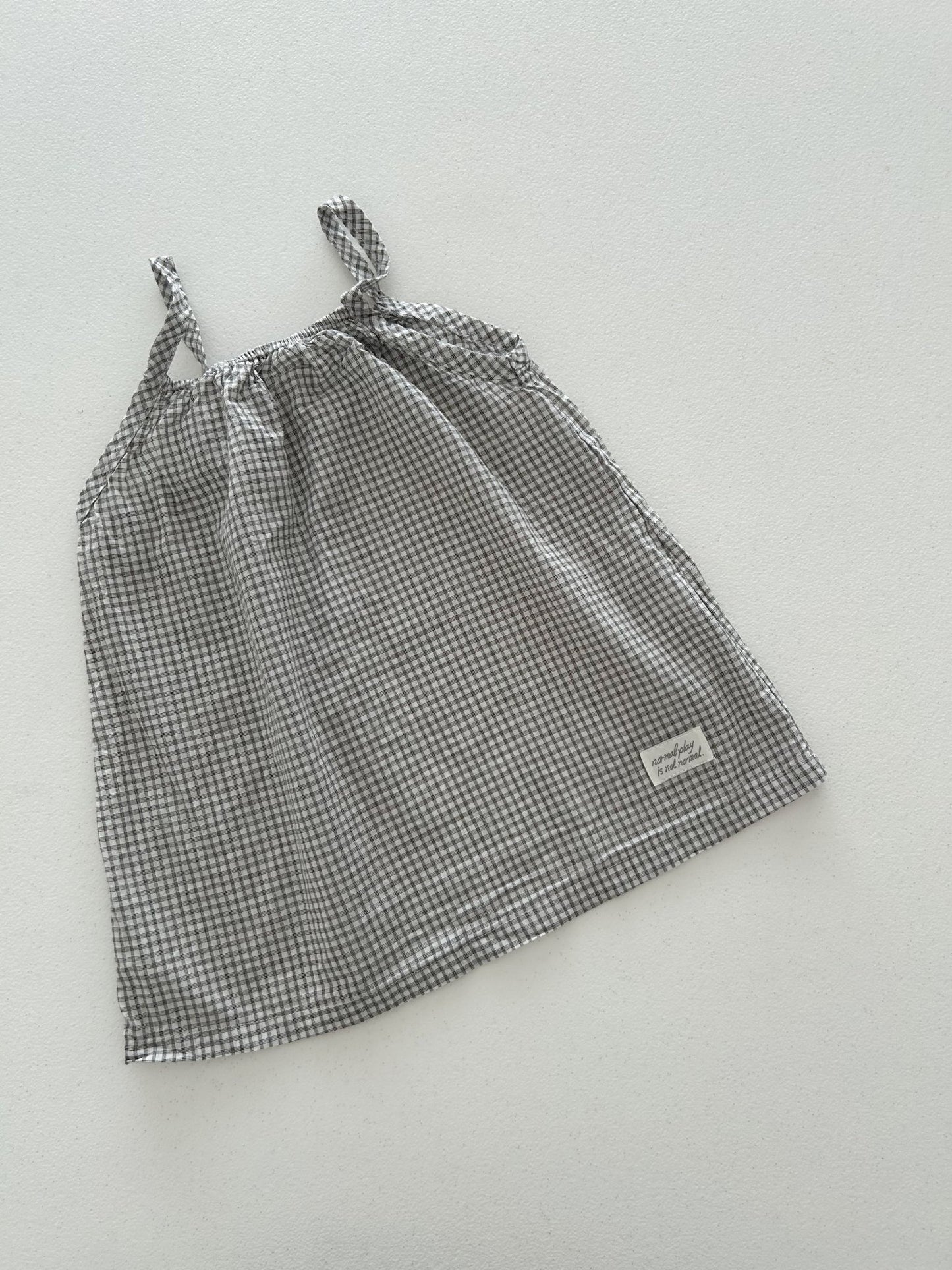 Toddler SS26 Gingham Sleeveless Dress (6m - 7y) - 3 Colors - AT NOON STORE