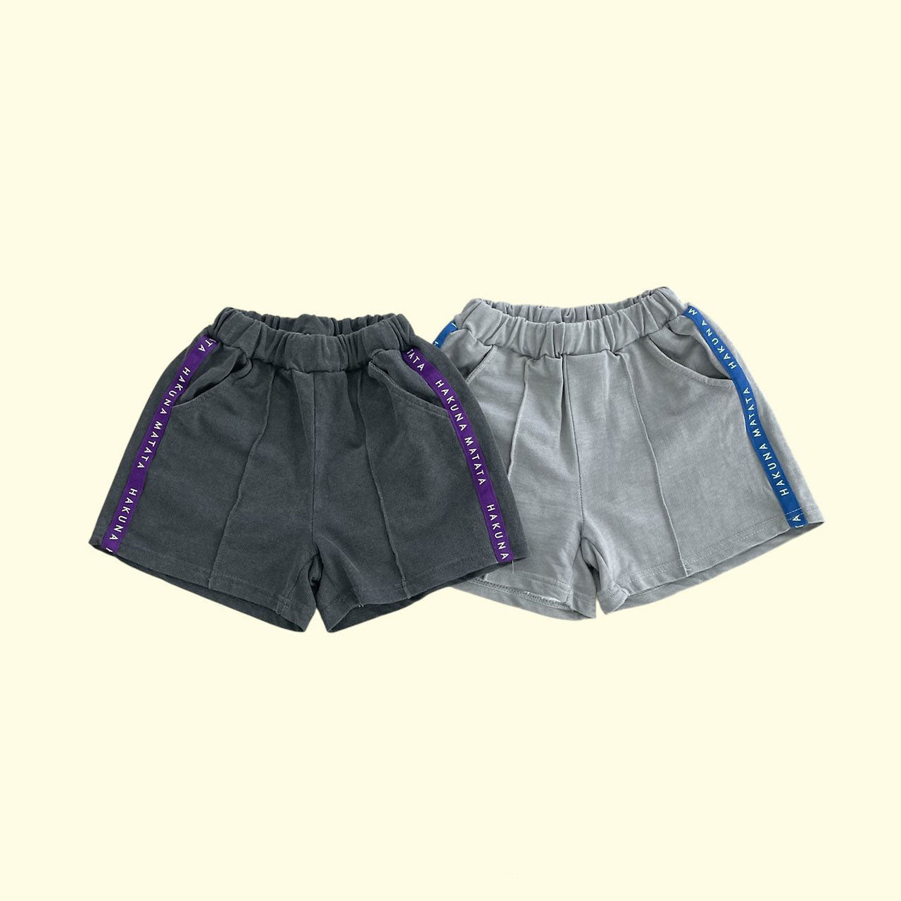 Toddler SS26 Pigment Dyed Stitch Detail Shorts (3 - 11y) - 2 Colors kids outfit