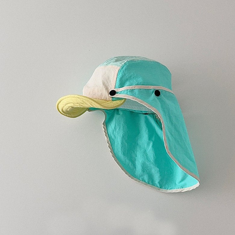 Toddler SS26 Removable Neck Cape Soft Brim Cap (2 - 4y) - 5 Colors kids outfit