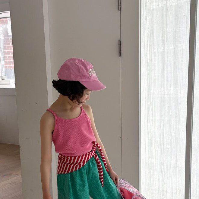 Toddler SS26 Ribbed Tank Top (1 - 6y) - 4 Colors kids outfit