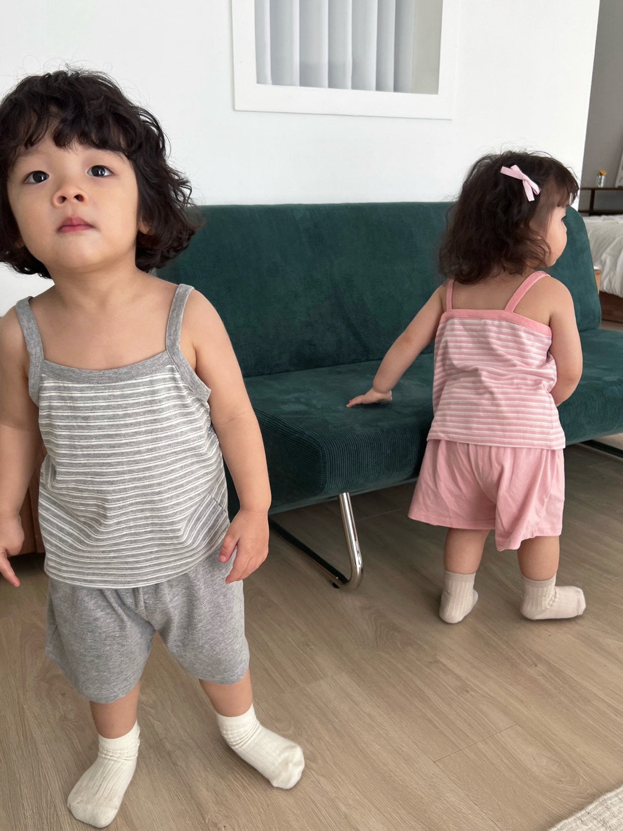Toddler SS26 Stripe Tank Top (1 - 6y) - 2 Colors - AT NOON STORE