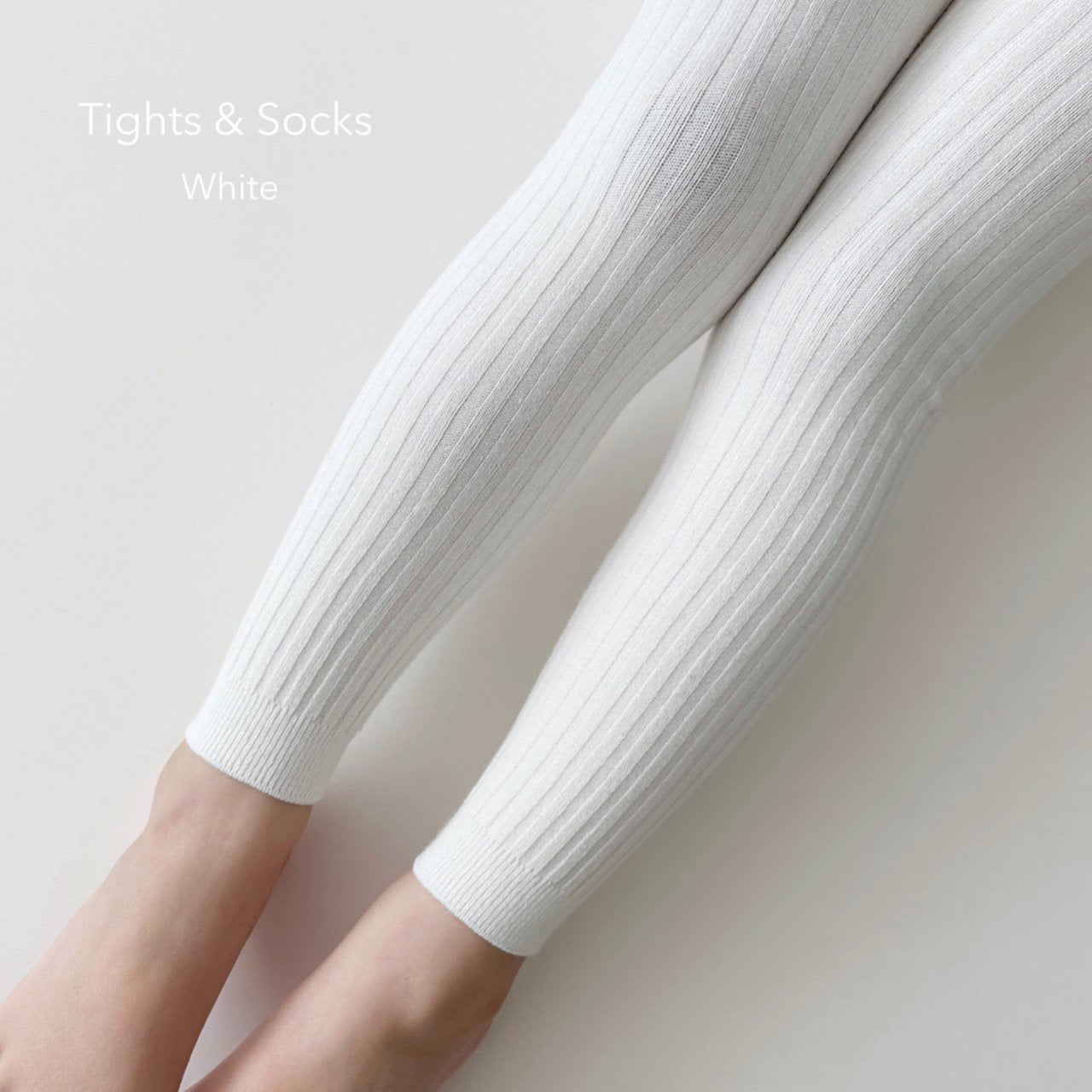 Toddler Ribbed Tights and Non-Slip Socks Set (1-5y) - 2 Colors - AT NOON STORE