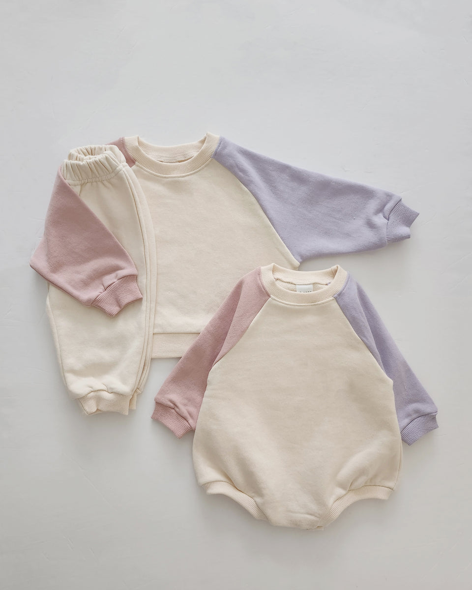 Daily Kids Bear Flower Printed Sweatshirt & Jogger Pants Set (1-5y) - Mint 4-5y(l)
